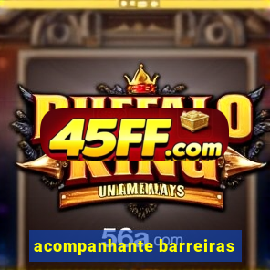 acompanhante barreiras
